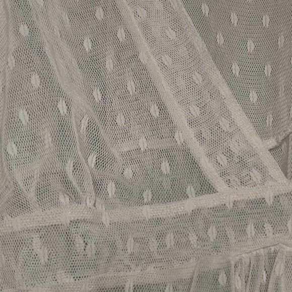 White Sheer Blouse By New York & Company - Picture 5 of 6